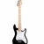 Guitarra Infantil Preta Stratocaster - Vogga - Loja In Concert
