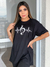 Camiseta Preta - Clave de Sol