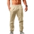 Calças Masculinas de Linho de Algodão - Joggers Casual
