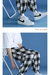 Calça xadrez masculina Harajuku 2022 nova e confortável solta - Streetwear Joggers Coreano - WISH IN BOX 