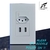 Kit 2 Tomadas Simples + USB - comprar online