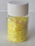 Glitter Flocado Amarelo - comprar online