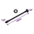 ENGATE FLEXIVEL PVC BLACK 1/2 1,20M - BLUKIT - comprar online