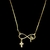 COLAR + PINGENTE SIMBOLO INFINITO COM FÉ + CRUZ - BANHADA A OURO 18K