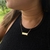 COLAR + PINGENTE GRATIDÃO - BANHADA A OURO 18K - comprar online