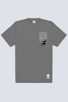CAMISETA LIXOMANIA 015 CINZA CHRONIC na internet