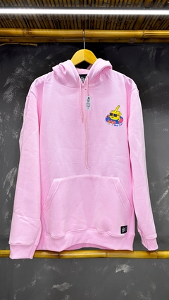 MOLETOM CANGURU FUN ROSA MONTE LESTE - comprar online