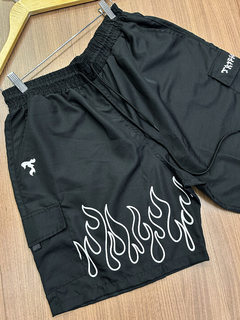 SHORTS CARGO RIP STOP FIRE PRETO TRIP SIDE na internet