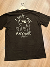 CAMISETA I DON´T CARE MARROM SNAPPER - comprar online