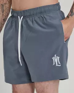 SHORTS TECTEL MONOGRAMA AZUL MONTE LESTE - comprar online