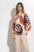 Blusa Voile Rayon Estampado 3/4 - comprar online