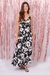 Vestido Largo Voile Rayon Cascada