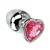 Plug Anal Cônico com Cristal Formato Coração P Sexy Import - comprar online