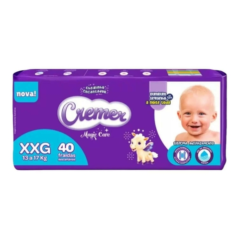 Fralda Cremer Magic Care XXG C/40 Un.