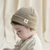 Gorro caqui de tricô com biqueira de bebê na internet