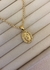 MEDALHA OVAL NOSSA SENHORA DAS GRAÇAS COM DETALHE EM ZIRCONIA - comprar online