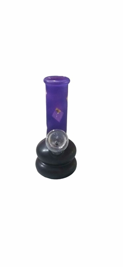 BLUNT R. BONG VIDRIO 13CM- VIOLETA C/ NEGRO - MW11