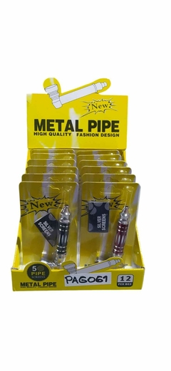 BLUNT R. PIPA METAL CUELLO TALLADO C REJILLA - PAG061