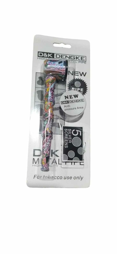 D&K PIPA METAL ESTAMAPDA CUELLO C NUDOS Y REJILLA - PAG066 - comprar online