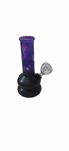 BLUNT R. BONG VIDRIO 13CM- VIOLETA C/ NEGRO - MW11 - comprar online