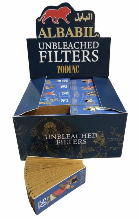 BLUNT R. FILTRO TIPS MINI ZODIAC ORGANICO X 50U - FBR04