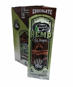 BLUNT WRAP HEMP X 4 CHOCOLATE - CAJA 15 U - 70057