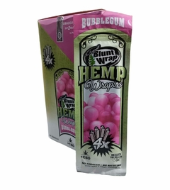 BLUNT WRAP HEMP BUBLEGUM X4 U- CAJA X 15 U - 70026