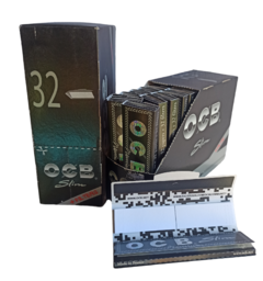 OCB PAPEL PREMIUM SLIM + TIPS X 32 U