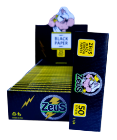 ZEUS PAPEL BLACK 1 1/4 X 25U - 120779 en internet