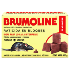 BRUMOLINE RATICIDA CEBO AMARILLO X 100GS - BRU-10024