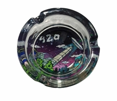 Imagen de BLUNT REY CENICERO DE VIDRIO REDONDO 8 CM - CNI075