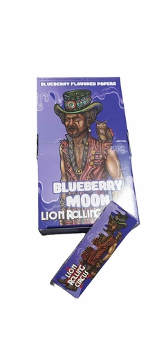 LION PAPEL SABORIZADOS BLUEBERRY 1 1/4 PACK 25U