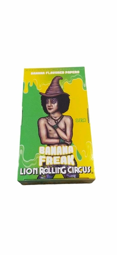 LION PAPEL SABORIZADOS BANANA 1 1/4 PACK 25U - comprar online