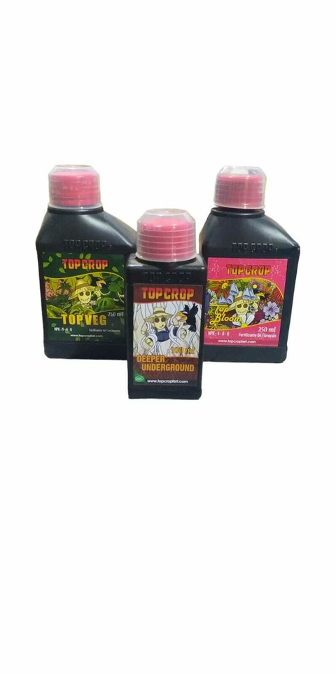 TOP CROP TRIPACK SIMPLE (DEEPER100 + VEG250 + BLOOM250) - TRIPACK-01