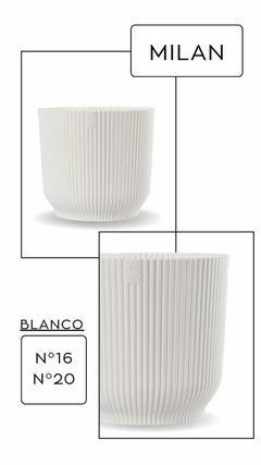 MACETA MILAN N16 - Distribuidora Rosse