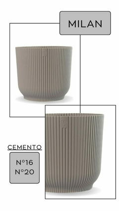MACETA MILAN N20 - tienda online