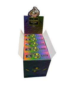 ZEUS FILTROS TIPS MULTI COLOR MINI CAJA X 25 U - ZEUS-8603 - comprar online