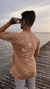Camiseta Laduplice Summer - Camelo na internet