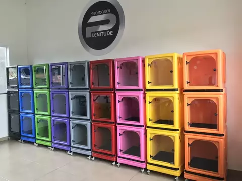 Canil Rotomoldado Essencial Pro 3 Lugares Plenitude