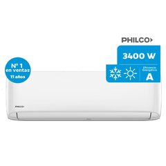 Aire Acondicionado Split Philco 3400w Frío/Calor Clase A