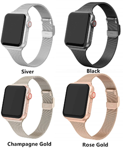 Imagem do pulseira para apple watch pulseira 44mm 40mm 45mm 41mm 42mm 38mm pulseira de met