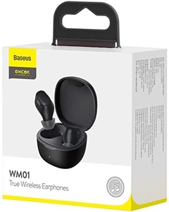 Fone de Ouvido Sem Fio Baseus Encok WM01 Preto