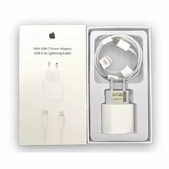 kit carregador completo turbo Iphone Apple 13 20w e 18W (Fonte + Cabo Type-c)