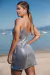 Vestido Paetê Prata - comprar online