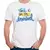 Camisa branca personalizada 100% poliéster
