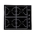 ANAFES FLORENCIA 4 Horn Negro Rej. Fundición FLOR6747N - comprar online