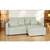 SOFA CONFORTLINE KANSAS 1.90 Beige Tela Reclinable
