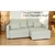 SOFA CONFORTLINE KANSAS 1.90 Beige Tela Reclinable - comprar online