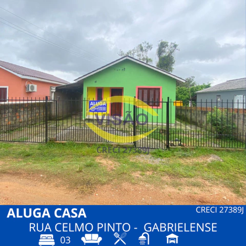 Aluga casa no Bairro Gabrielense