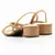 Sandália Feminina Moleca Elástica Salto Quadrado - comprar online